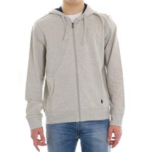 FELPA FULL ZIP GRIGIO